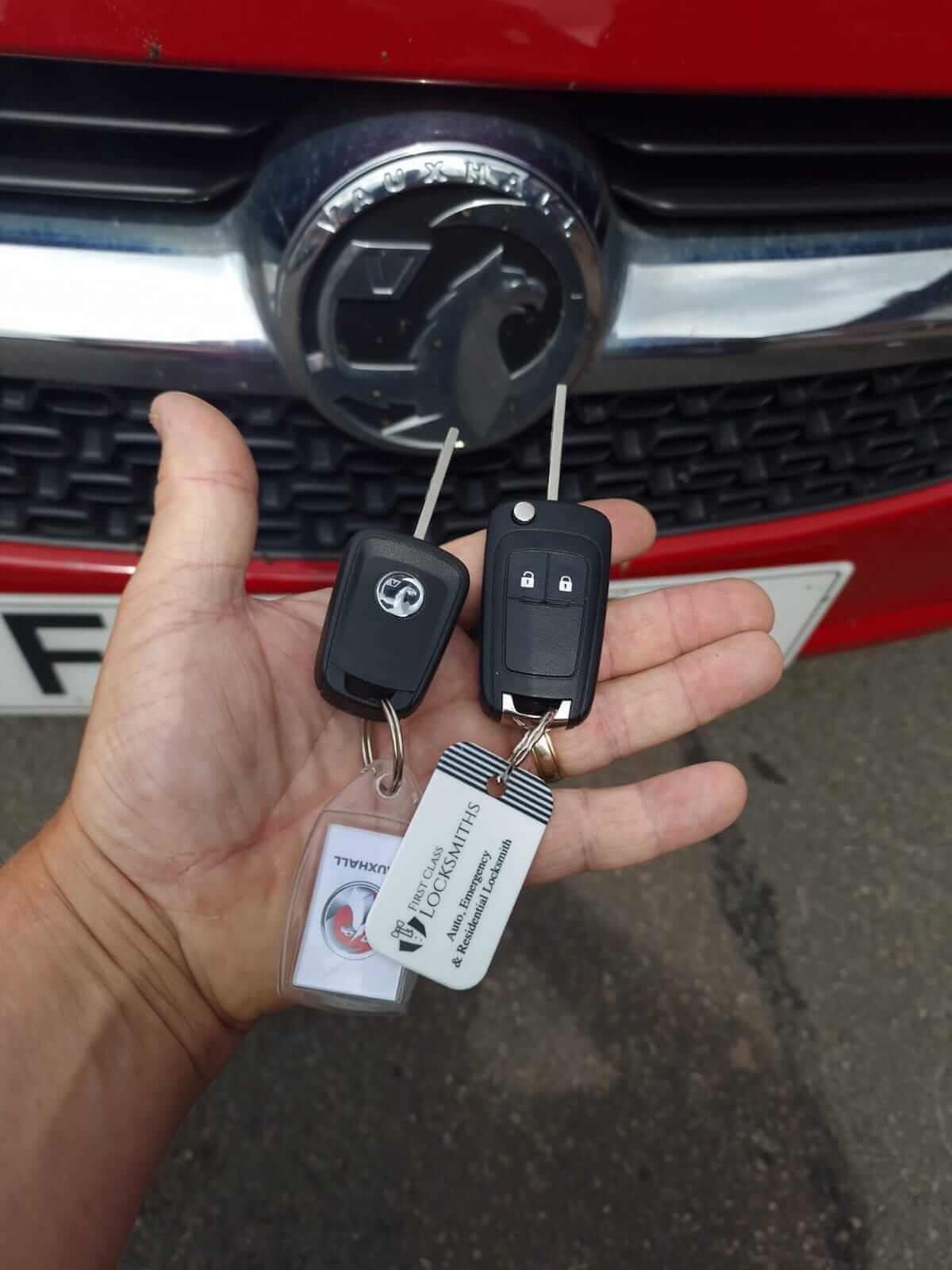 new key fob replacement for a Vauxhall